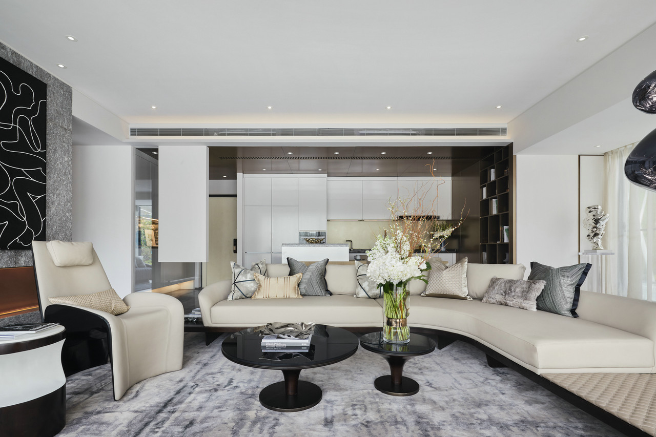 南京150㎡現(xiàn)代輕奢新房裝修，簡(jiǎn)約的線(xiàn)條太精致了!