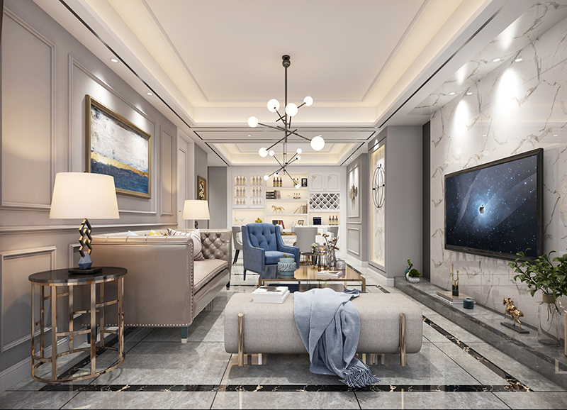 南京106㎡婚房歐式風(fēng)格裝修，盡顯優(yōu)雅浪漫！