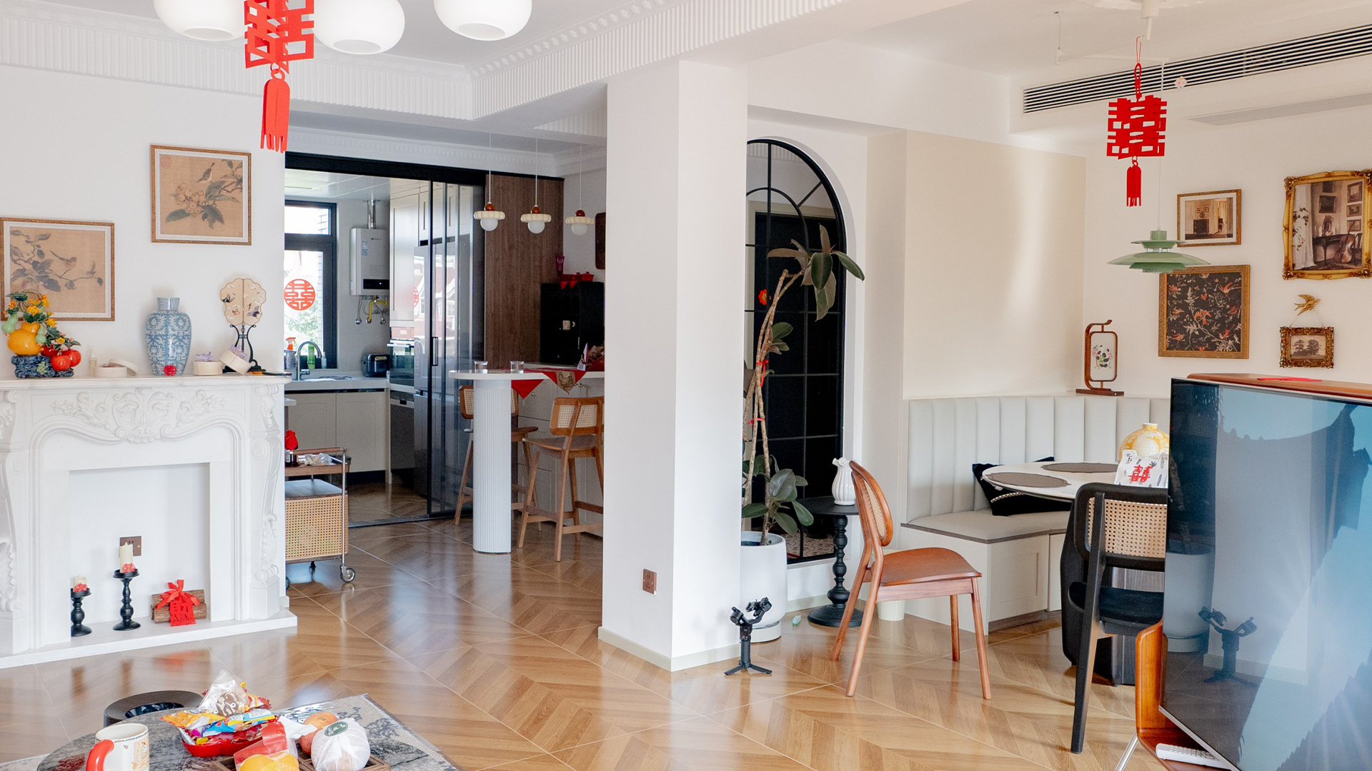 時光之舞：85平法式中古風(fēng)韻味的浪漫府邸