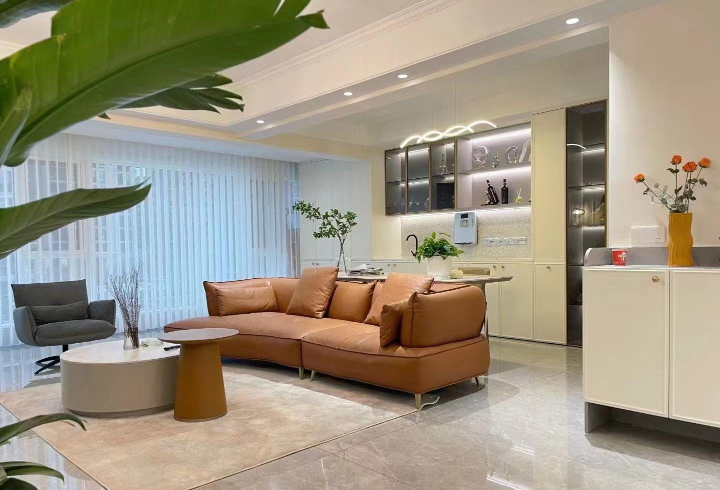 83平新房裝修，現(xiàn)代簡(jiǎn)約風(fēng)設(shè)計(jì)空間感太棒了