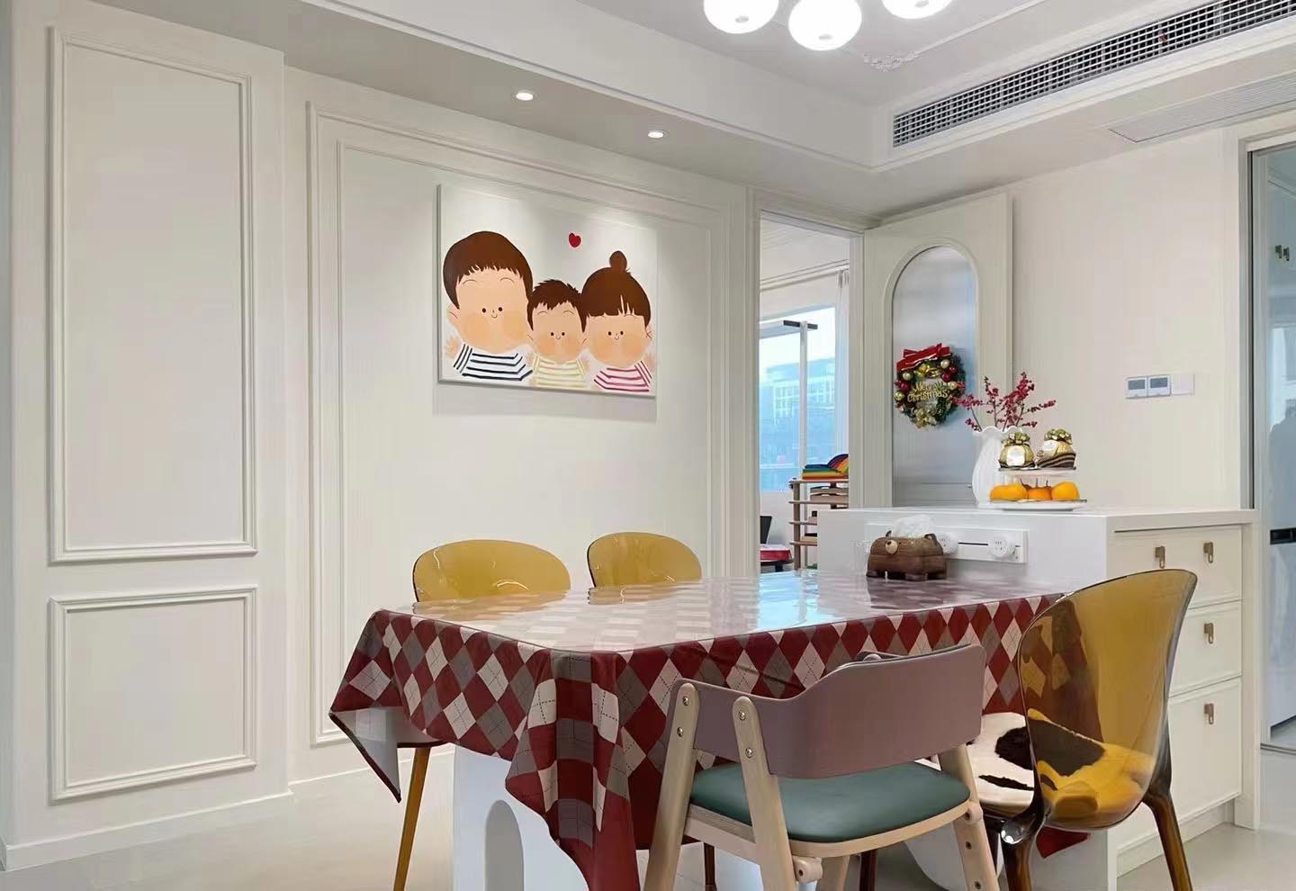 86平老房翻新，奶白色打造溫馨三口之家！